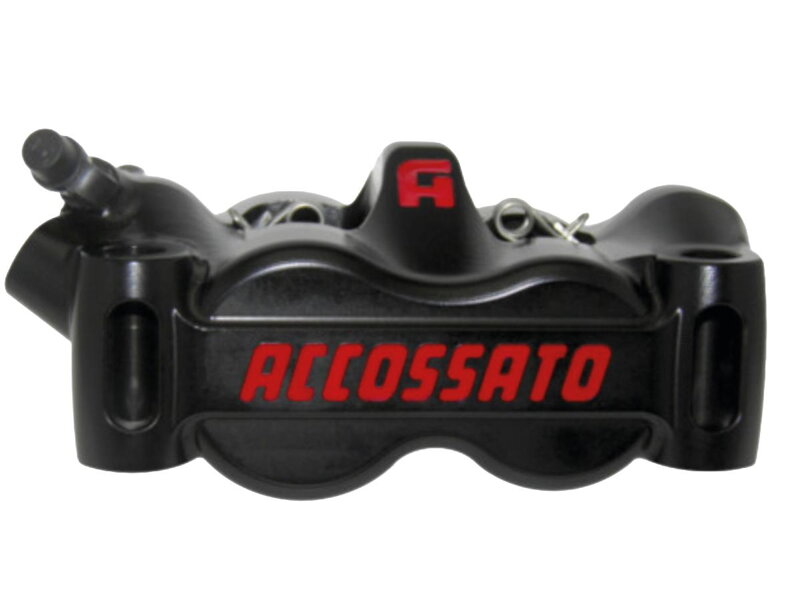 Radial CNC Monobloc Calipers Black Anodized Alloy Aluminium Front Left