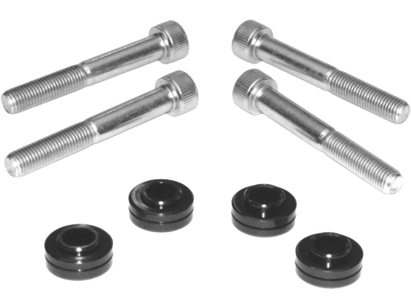 Brake Caliper Mounting Sets Spacer 7,5 mm, Screws 70 mm M10 x 1.25 Black