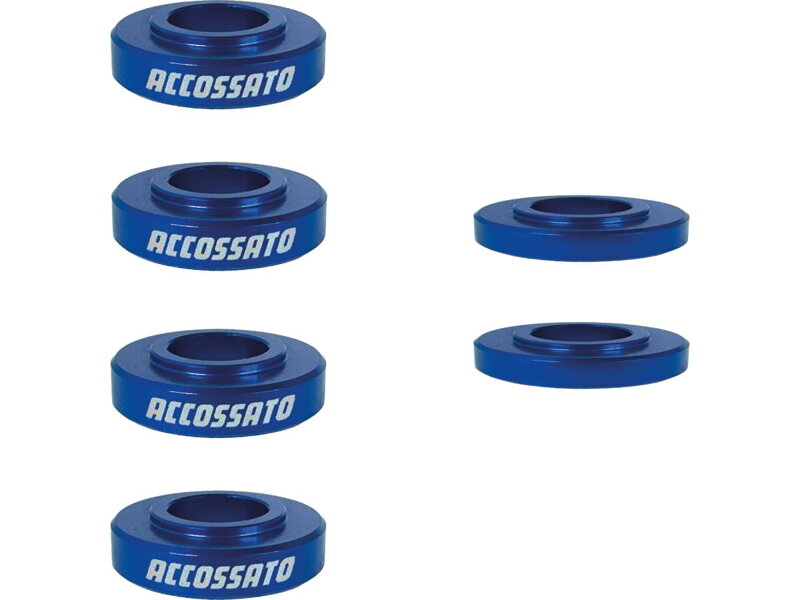 Spacers for Radial Brake Calipers Kit with 4 x 5 mm and 2 x 2,5 mm