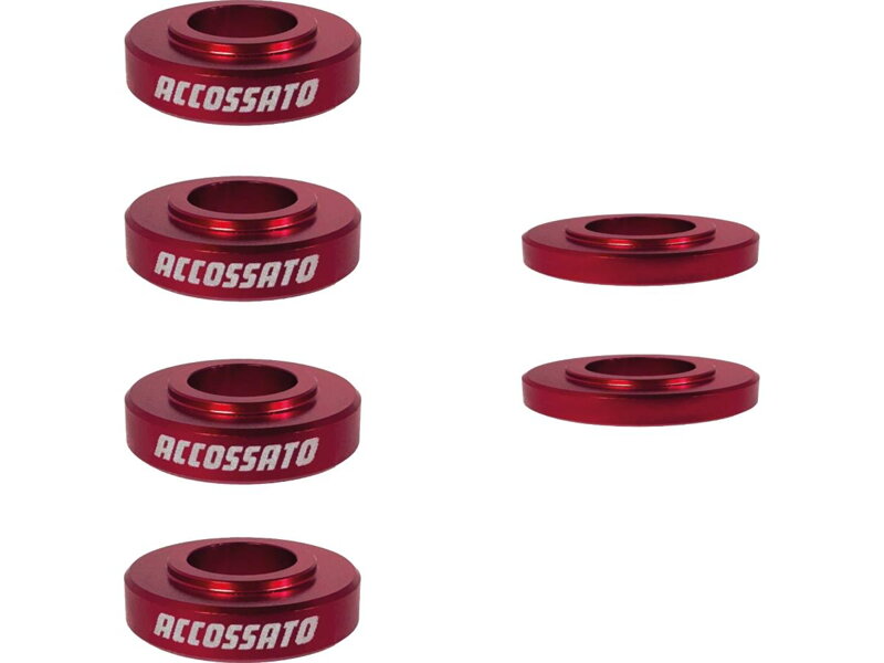 Spacers for Radial Brake Calipers Kit with 4 x 5 mm and 2 x 2,5 mm