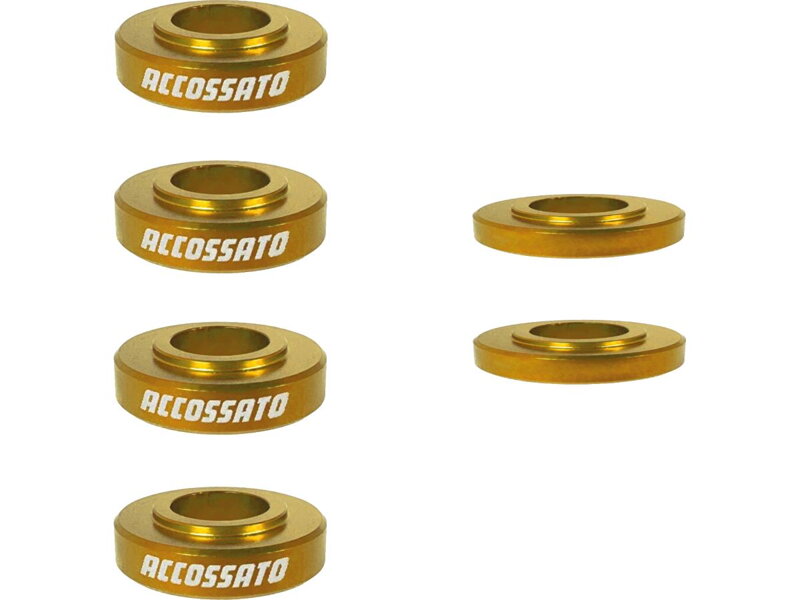 Spacers for Radial Brake Calipers Kit with 4 x 5 mm and 2 x 2,5 mm