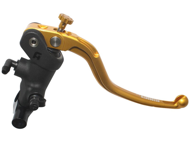 Radial Handlebar Brake Master Cylinders with fixed Levers With Aero Lever, short 1"